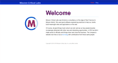 Desktop Screenshot of missioncriticallabs.com